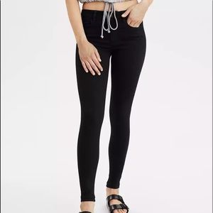 American Eagle Black Skiny Jeans size 10 R
